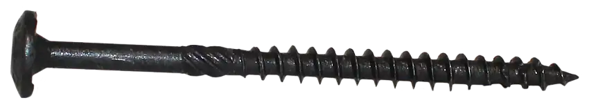 U2 BLACK CONSTRUCTION SCREW 5/16 x 4" Bucket 100 PCS (S20B04000P)