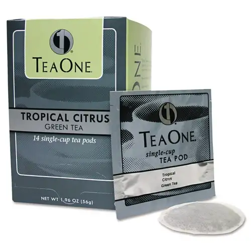 Tea One Tea Pods - Tropical Citrus Green (14/Box)
