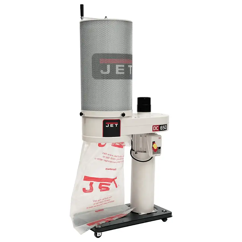 JET DC-650CK 650 CFM Dust Collector with 2 Micron Canister Filter - JT9-708642CK
