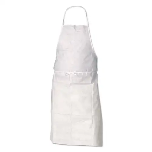 Ansell 28 in. x 40 in. A20 Apron - One Size Fits All/White (100/Carton)