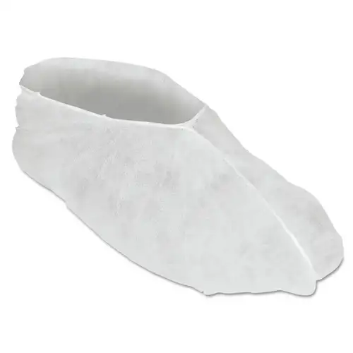 Ansell A20 Breathable Particle Protection Shoe Covers - One Size Fits All, White (300/Carton)