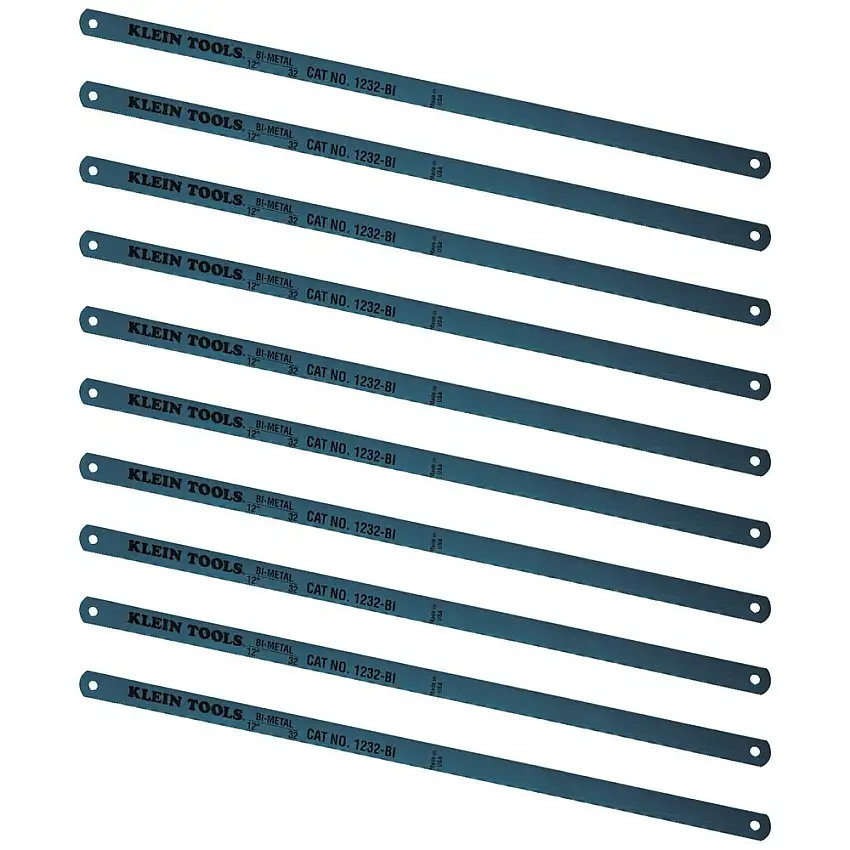 Klein Tools 1232BI-P 10-Piece 12 in. 32 TPI Bi-Metal Blades