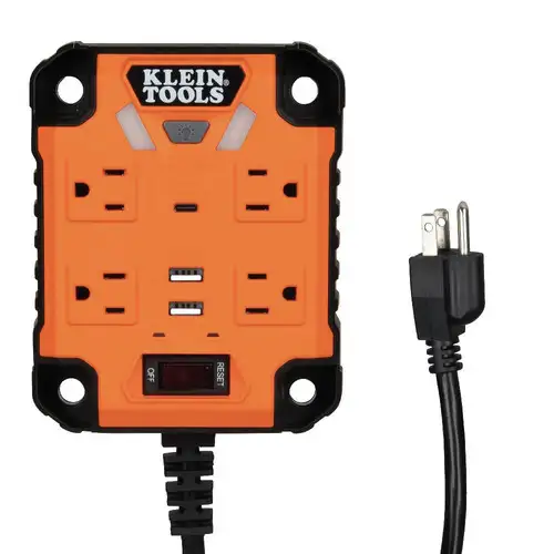 Klein Tools PowerBox 1 Magnetic Power Strip with Surge Protector