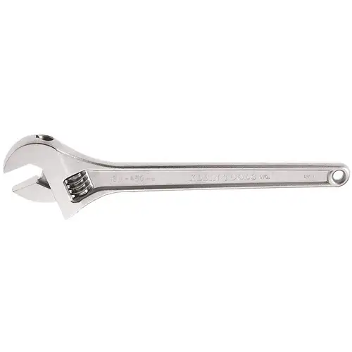 Klein Tools 18 in. Adjustable Wrench Standard Capacity