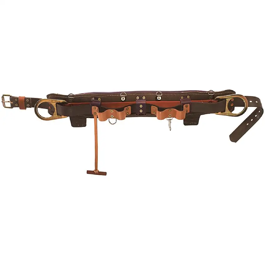 Klein Tools 46 in. to 54 in. Body Belt Style - Brown - 5282N-27D