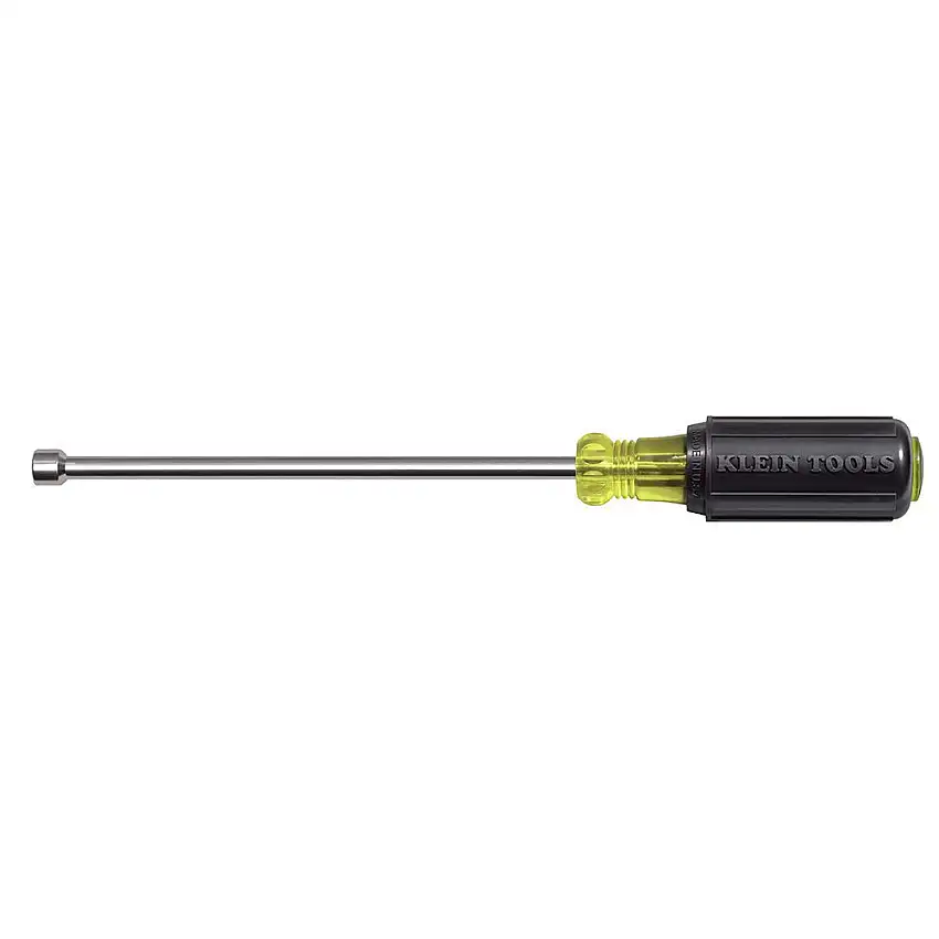Klein Tools 646-1/4M Magnetic Tip 6 in. Shaft 1/4 in. Nut Driver