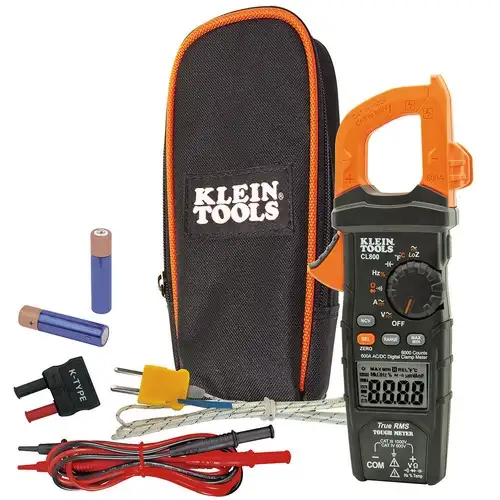 Klein Tools Low Impedance AC TRMS Cordless Auto-Range Digital Clamp Meter Kit