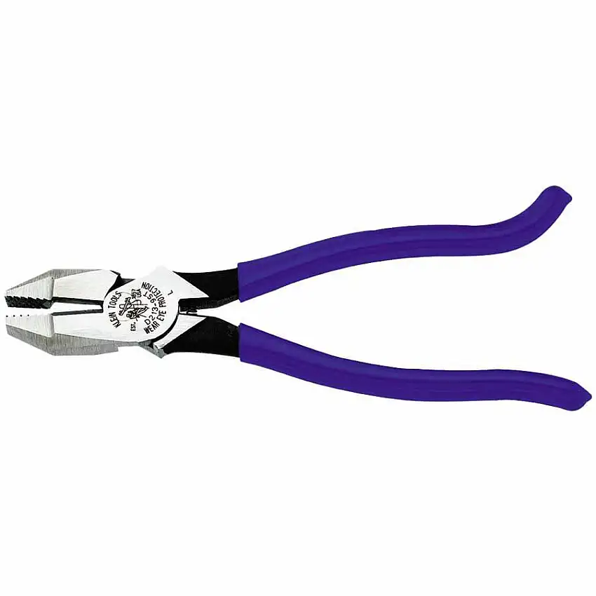 Klein Tools 9.35 in. High-Leverage Ironworker's Pliers - D213-9ST