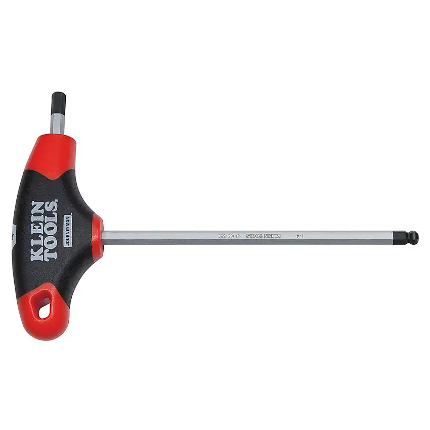 Klein Tools JTH6E17BE 1/2 in. Ball Hex Key 6 in. Journeyman T-Handle