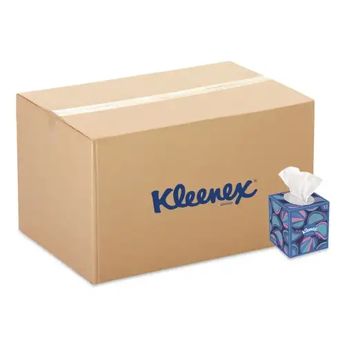 Kleenex Anti-Viral 3-Ply Facial Tissue - White (27/Carton)