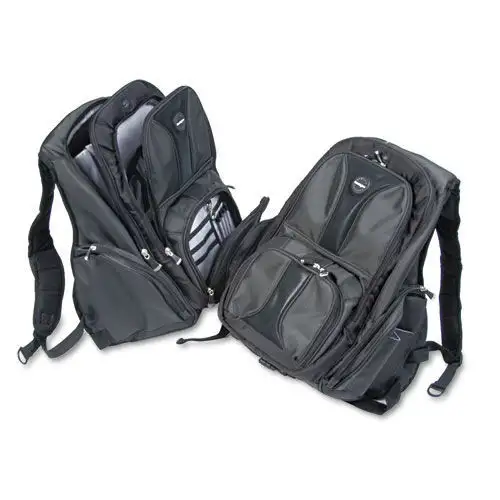 Kensington 15.75 x 9 x 19.5 Contour Ballistic Nylon Laptop Backpack, Fits Devices Up to 17 in. - Black