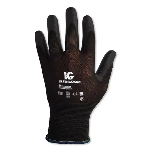Ansell 10 in. G40 Polyurethane Coated Gloves - Small, Black (60 Pairs/Carton)