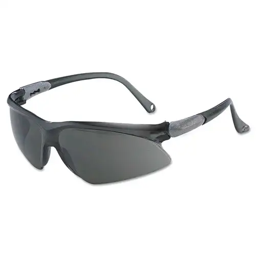 Ansell V20 Visio Safety Glasses - Black Frame, Indoor/Outdoor Lens