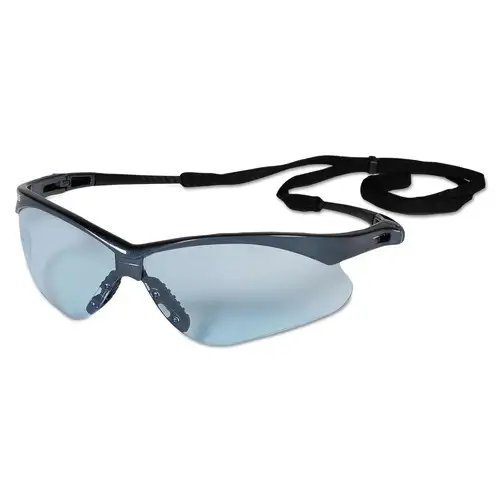 Ansell Nemesis Safety Glasses - Blue Half Frame/Light Blue Dual Lens (1/Box)