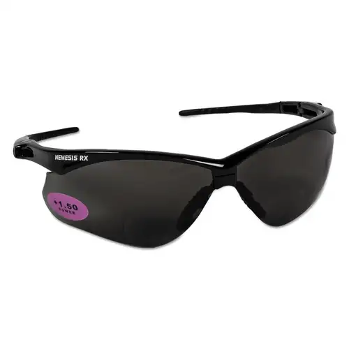 Ansell Nemesis Readers Safety Glasses - Smoke Frame/Smoke Polycarbonate Lens
