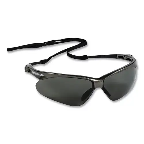 Ansell Nemesis Safety Glasses - Gunmetal Half Frame/Smoke Dual Lens (1/Box)