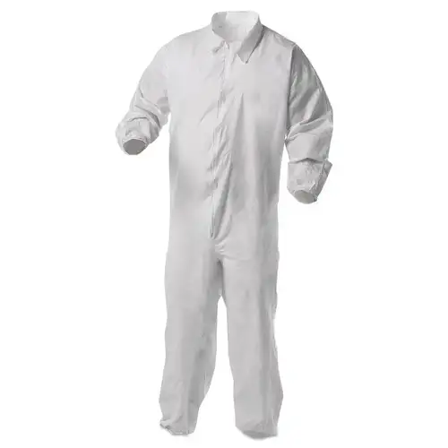 Ansell A35 Liquid and Particle Protection Coveralls - X-Large/White (25/Carton)