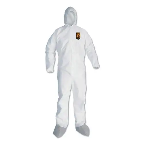 Ansell A45 Liquid/Particle Protection Surface Prep/Paint Coveralls - 2X-Large, White (25/Carton)