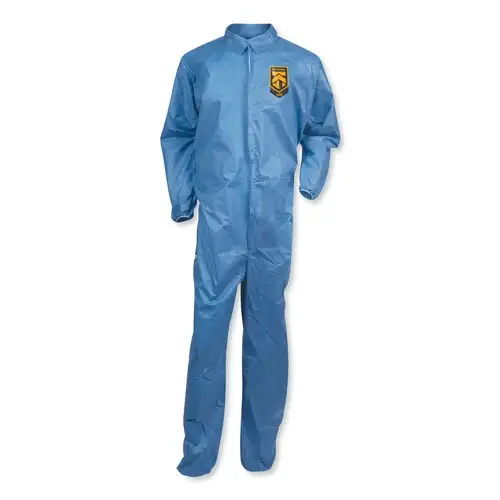 Ansell A20 MICROFORCE Barrier SMS Fabric Coveralls - X-Large, Blue (24/Carton)