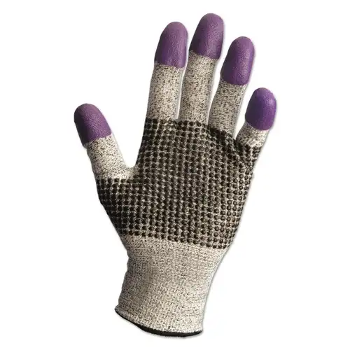Ansell 220 mm Length G60 PURPLE NITRILE Cut Resistant Glove - Small/Size 7, Blue/White (12/Carton)