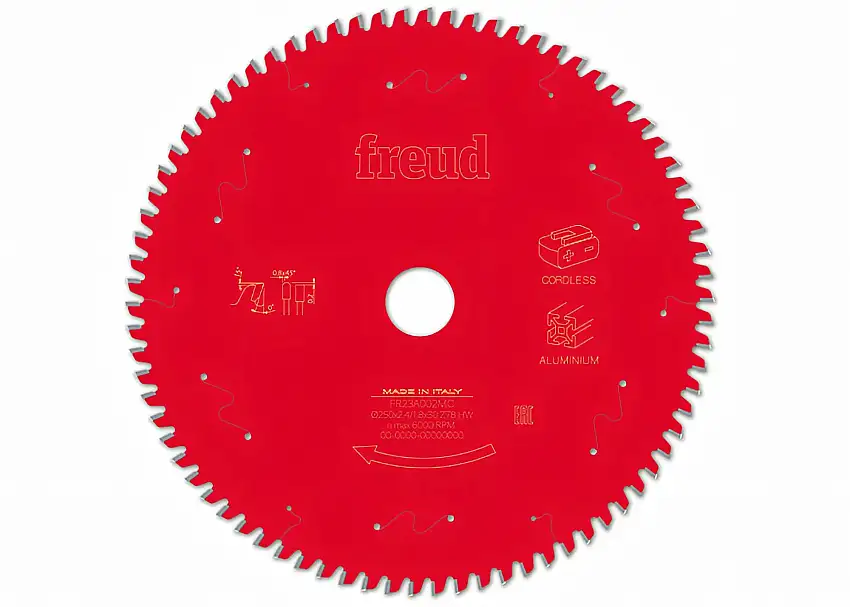 Circular saw blade HM 250 x 2.4/1.8 x 30 mm, Z=78
