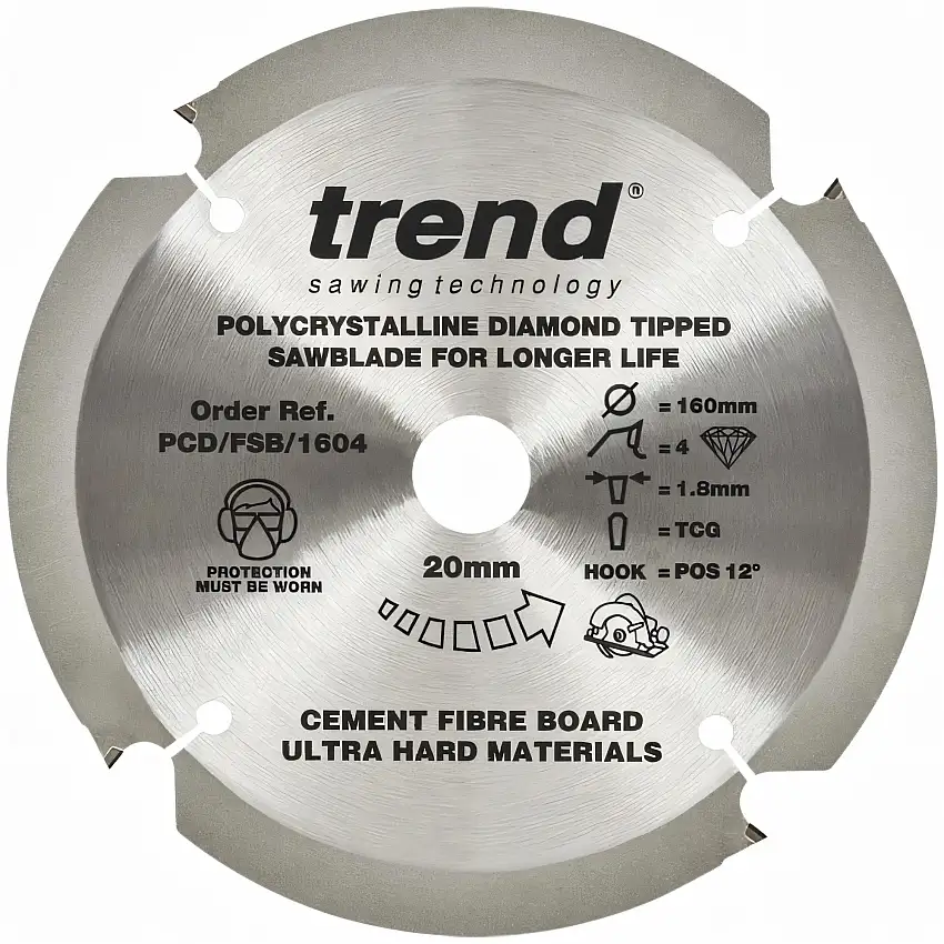 Circular saw blade DIA 160x1.8/1.4x20, TFZ=4