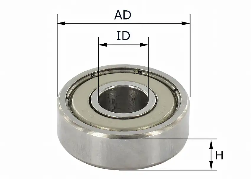Ball bearing D9.5 d6.35