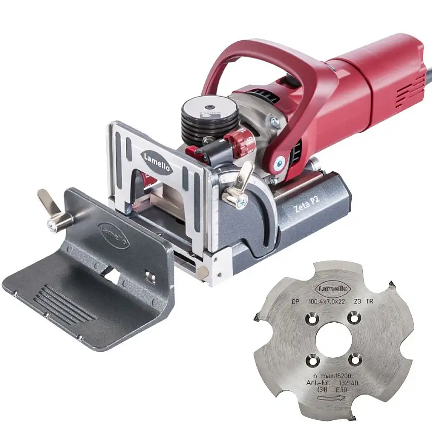 Lamello Zeta P2 with Diamond Cutter, Drill Jig & Bit (101403DS)