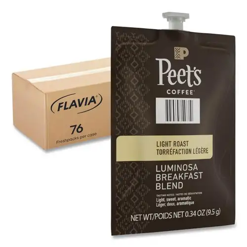 FLAVIA Peet's Coffee Colombia Luminosa - Breakfast Blend (76/Carton)