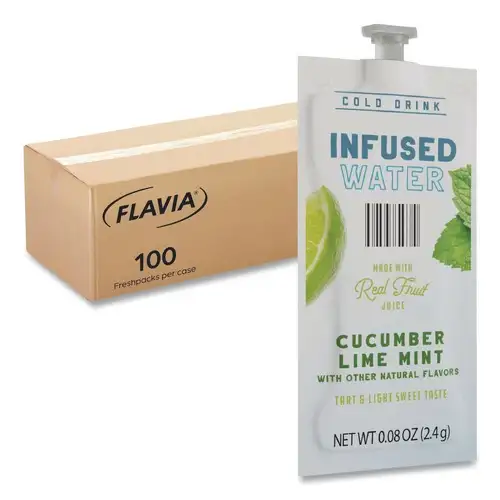 FLAVIA Infused Water Freshpack - Cucumber Lime Mint (100/Carton)