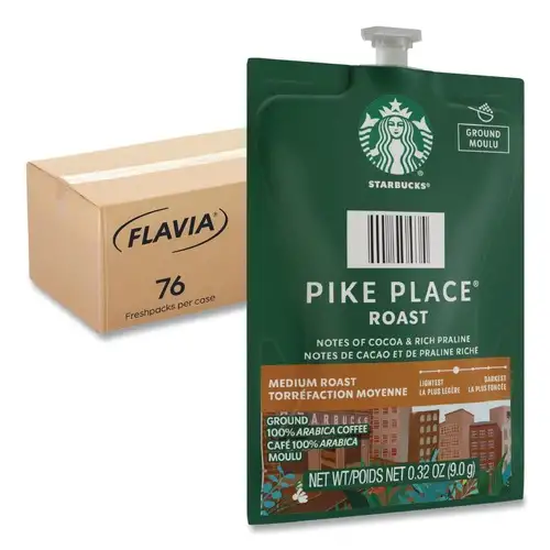 FLAVIA Starbucks Coffee Freshpack - Pike Place Roast (76/Carton)