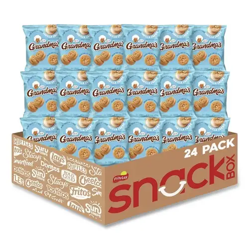 Grandma's 3.71 oz. Mini Sandwich Cookies - Vaniilla Crème (24/Carton)