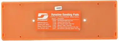 Dynabrade 57460 Non-Vacuum Pad with Clip | 2-3/4" x 8 Pad Size | 3/8" Thickness | Vinyl-Face | Medium Density