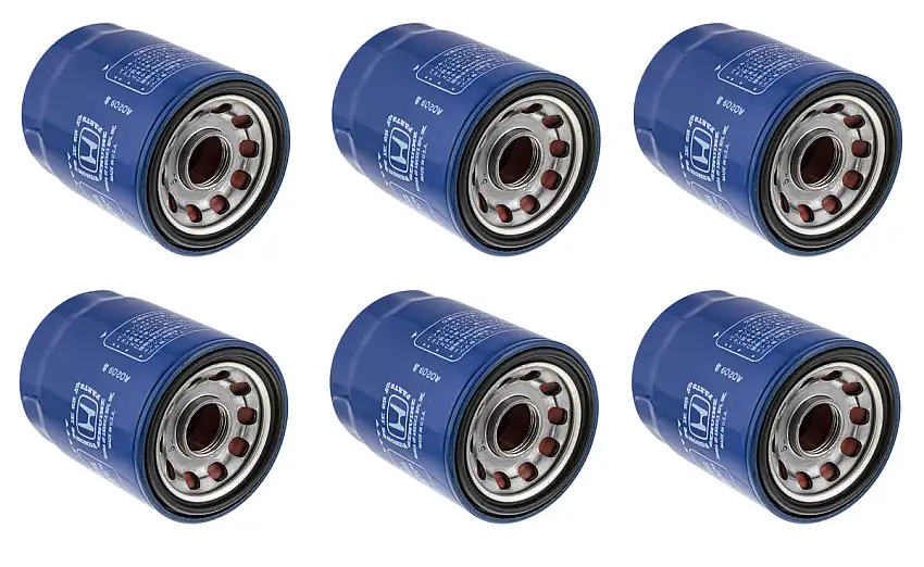 6 Pack Genuine Honda 15400-PLM-A02PE Oil Filter OEM