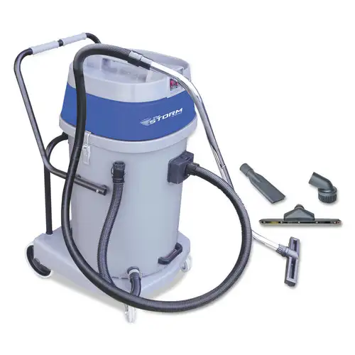 Mercury Floor Machines 20 Gallon Tank Capacity Storm Wet/Dry Tank Vacuum - Gray