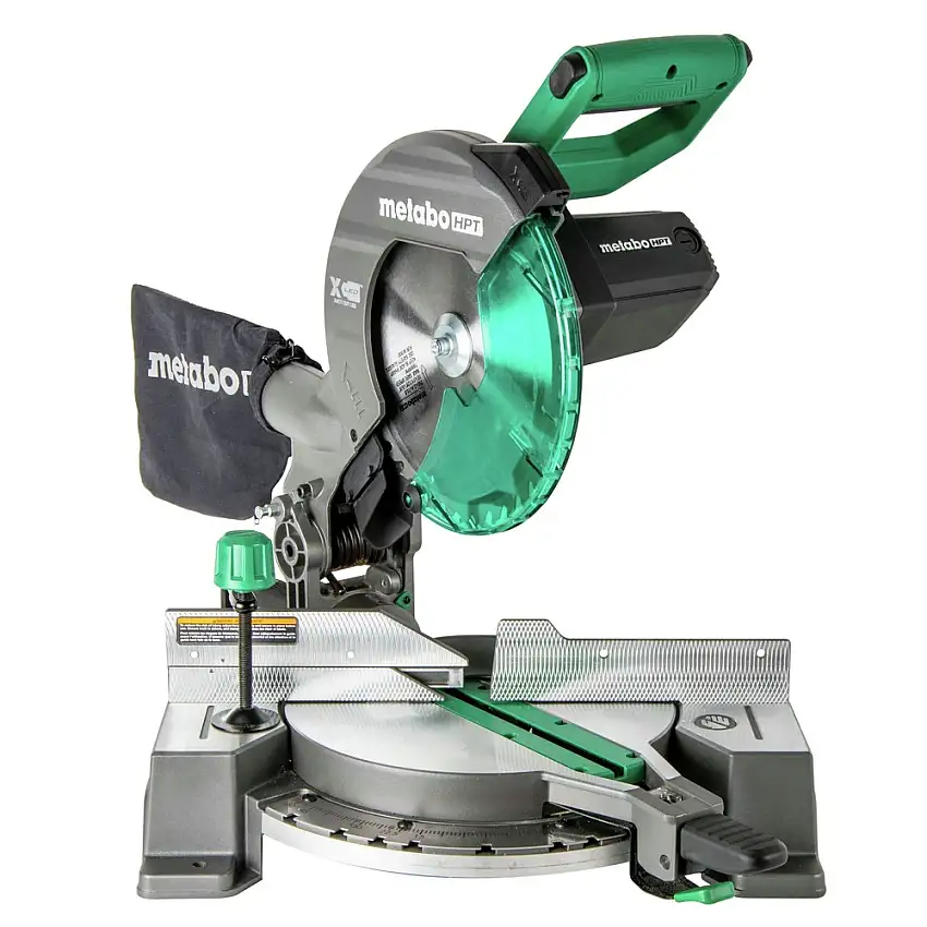 Metabo HPT 15 Amp 10 in. Single Bevel Compound Miter Saw - C10FCG2M