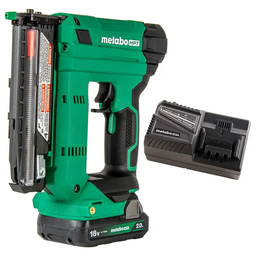 Metabo HPT 18V MultiVolt Lithium-Ion 23-Gauge Cordless Pin Nailer Kit (2 Ah) - NP1835DAM