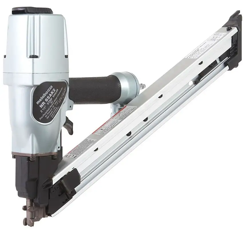 Metabo HPT NR65AK2M 36 Degree 2-1/2 in. Strap-Tite Metal Connector Nailer