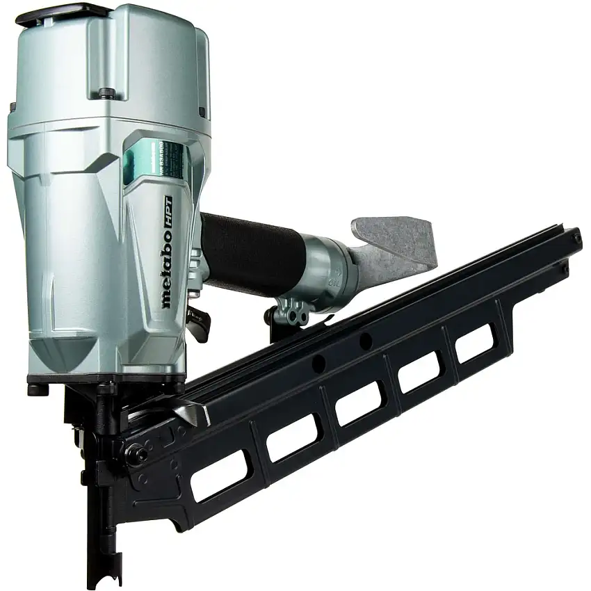 Metabo HPT 21-Degree 3-1/4 in. Plastic Collated Round Head Framing Nailer Without Depth Adjustment - NR83A5(S)M