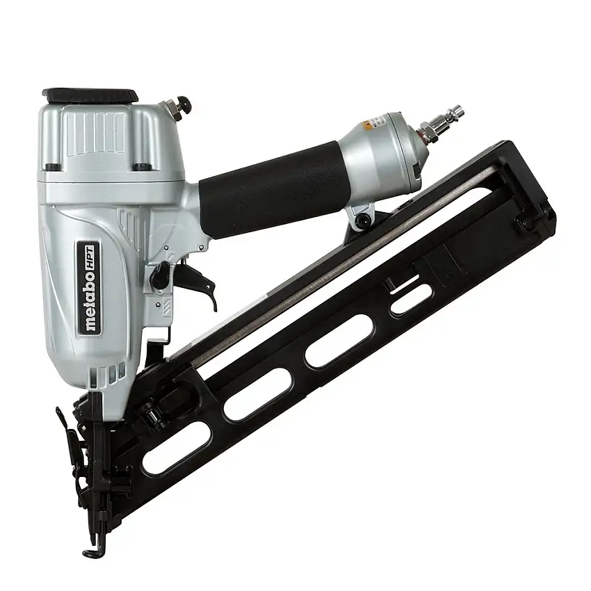 Metabo HPT NT65MA4M 15-Gauge 2-1/2 in. Angled Finish Nailer with Air Duster
