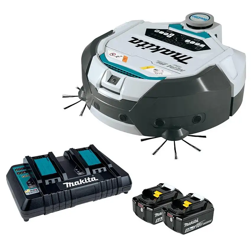 Makita 18V X2 LXT Brushless Cordless Smart Robotic HEPA Filter Vacuum Kit (5 Ah) - DRC300PT