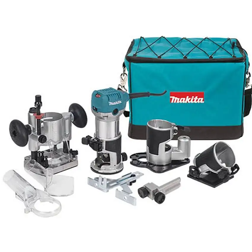 Makita 1-1/4 HP Compact Router Kit with Attachments - RT0701CX3