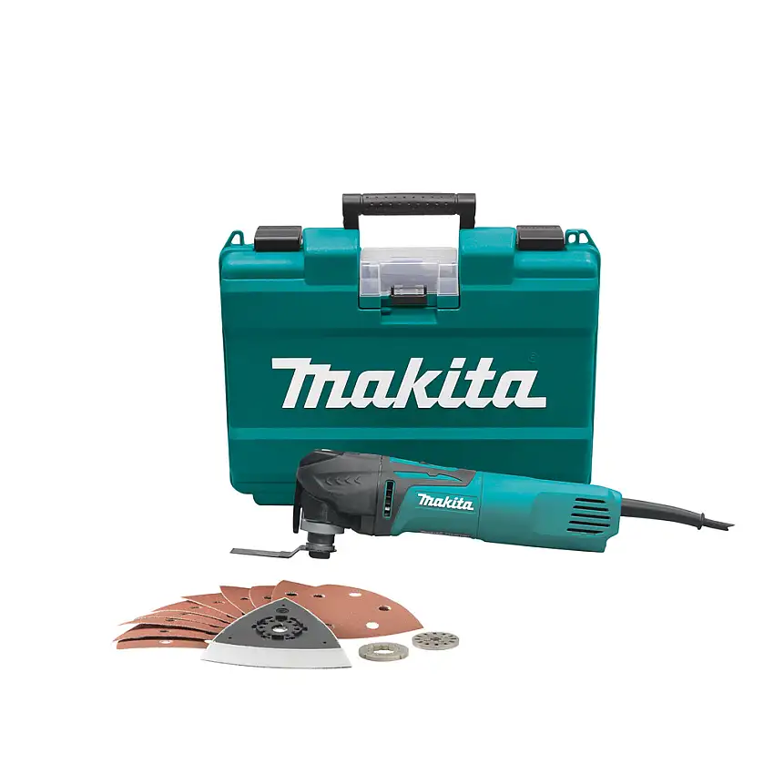 Makita 3 Amp Variable Speed Corded Oscillating Multi-Tool Kit - TM3010CX1