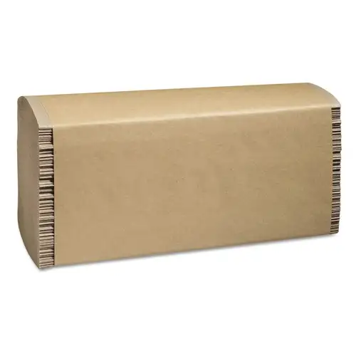 Marcal PRO 9 1/4 in. x 9 1/2 in. 100% Recycled Multi-Fold Paper Towels - Natural (4000/Carton)