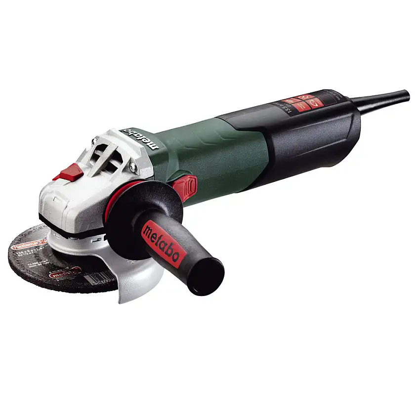 Metabo WEV15-125 Quick 13.5 Amp 5 in. Angle Grinder with VC Electronics and Lock-On Slide Switch - 600468420