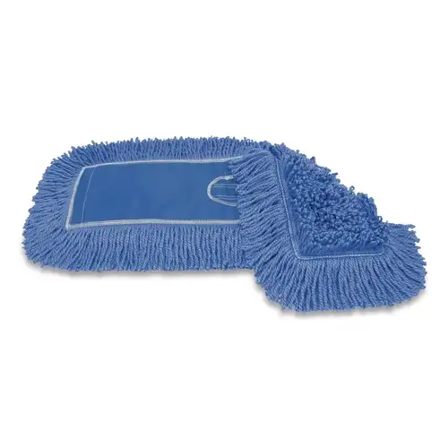 Nexstep Commercial Products MaxiTwist Microfiber Dust Mops, Microfiber, 24-in x 5-in, Blue