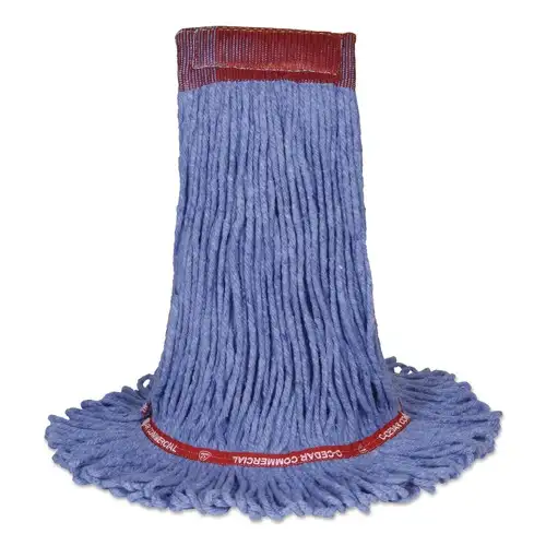 Nexstep Commercial Products MaxiClean Loop-End Mop, Cotton/Synthetic, 20 oz, Blue