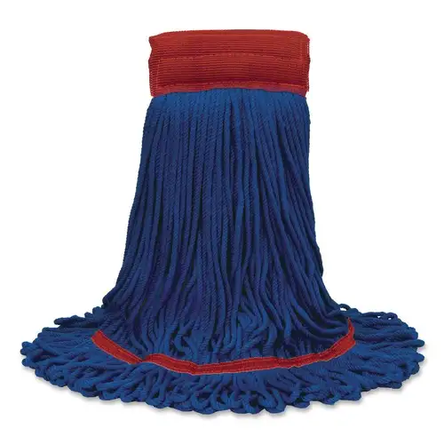 Nexstep Commercial Products MaxiPlus Microfiber Loop-End Mop, Microfiber, 24 oz, Blue