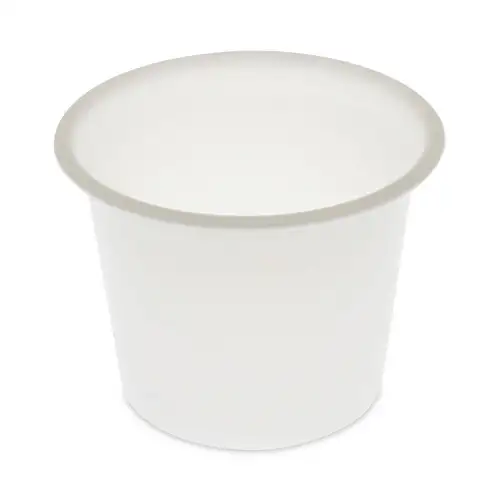 Pactiv Corp. 1 oz Plastic Portion Cup - Translucent (200/Sleeve, 25 Sleeves/Carton)
