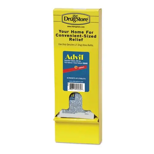 Advil 200 milligrams Refill Pack Ibuprofen Tablets (30/Box)